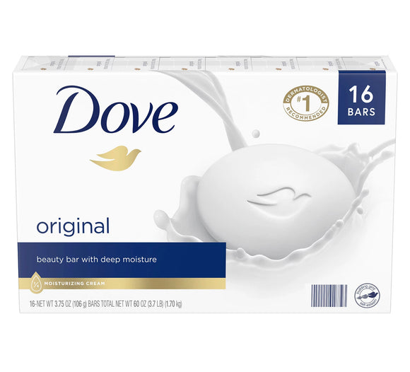 Dove Beauty Bar, Original White (3.75 oz., 16 ct.)