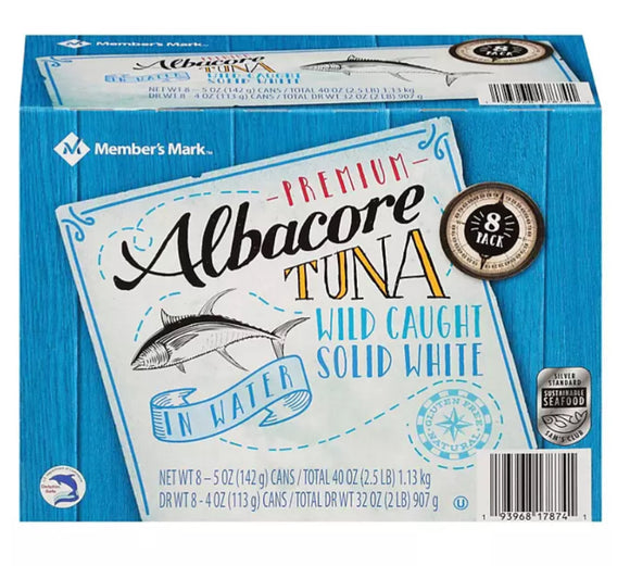 Solid White Albacore Tuna (5 oz., 8 pk.)