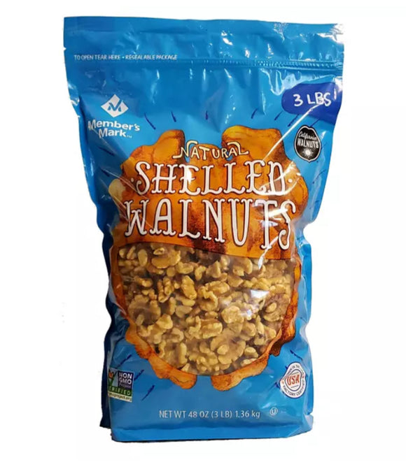 Natural Shelled Walnuts (3 lbs.)
