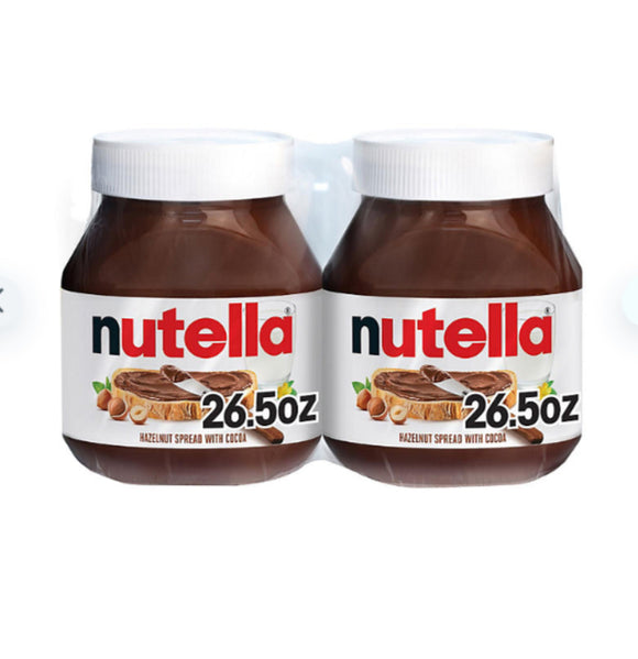 Nutella Hazelnut Spread Twin Pack (26.5 oz., 2 pk.)