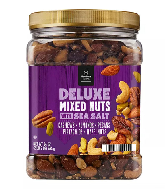 Deluxe Mixed Nuts with Sea Salt (34 oz.)
