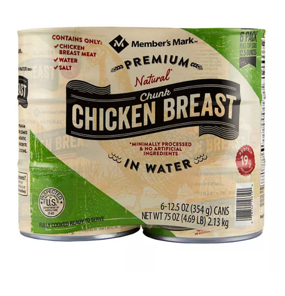 Premium Chunk Chicken Breast (12.5 oz., 6 ct.)