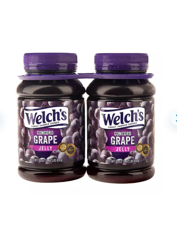 Welch's Concord Grape Jelly (30 oz., 2 pk.)