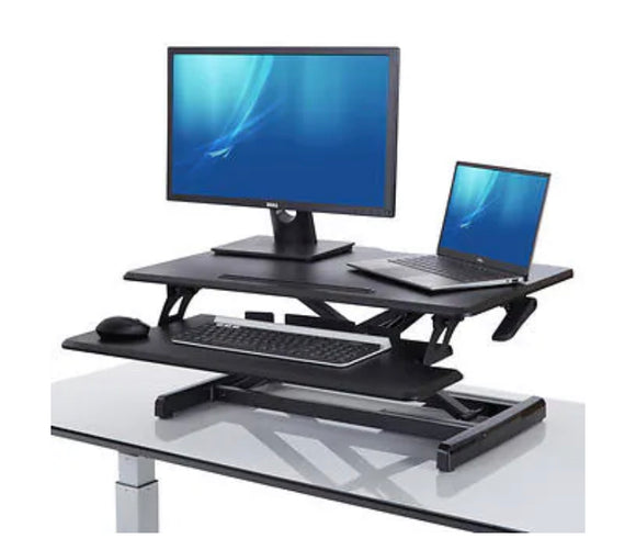 Seville Classics airLIFT Sit-to-Stand Desk Riser