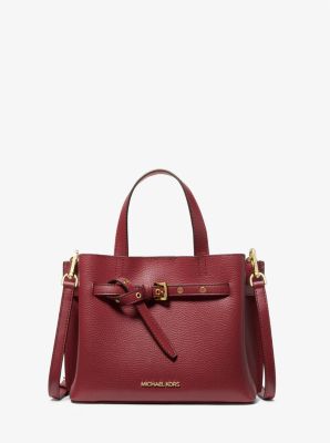 Emilia Small Pebbled Leather Satchel