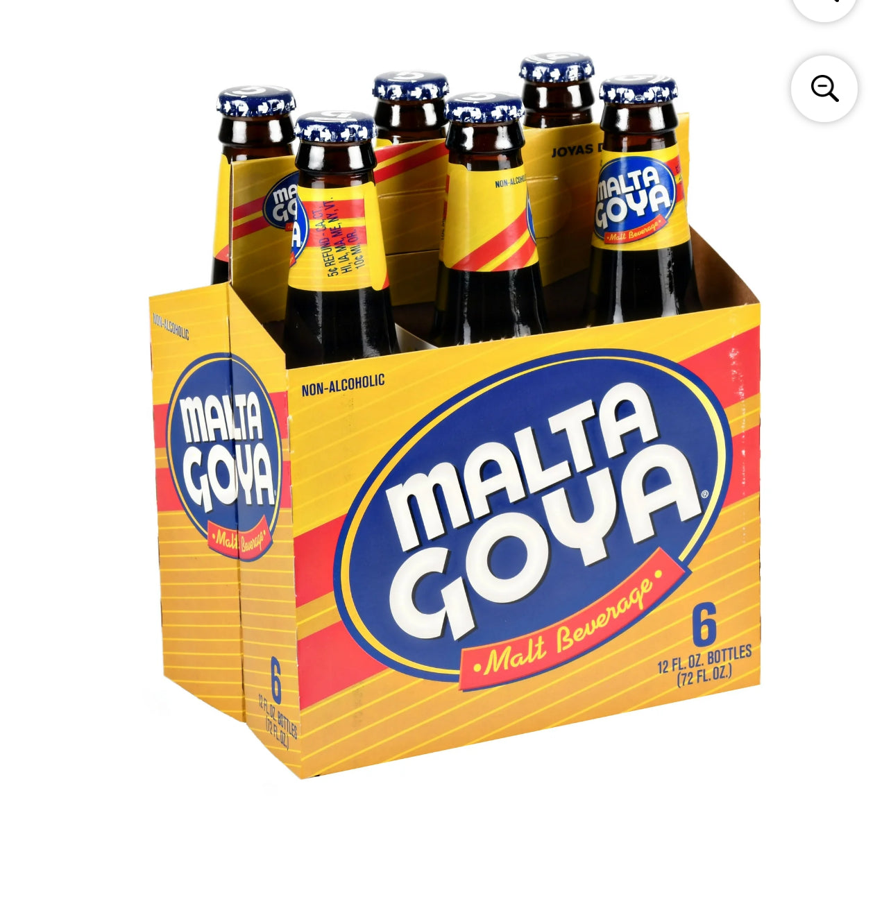 GOYA Malta Malt Beverage,  6 pack, 12 oz