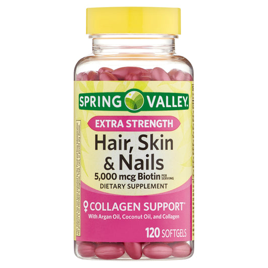 Spring Valley Sv Hair Skin Nail W Biotin 120ct