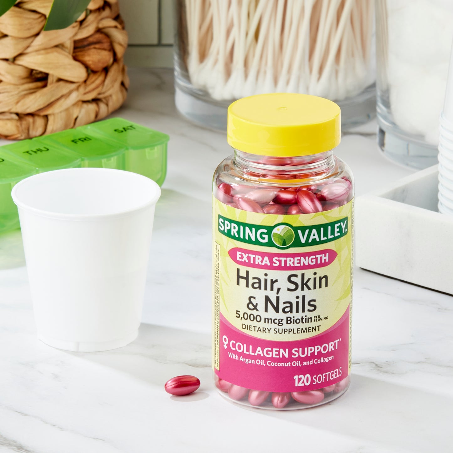 Spring Valley Sv Hair Skin Nail W Biotin 120ct