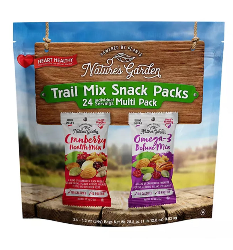 Nature's Garden Trail Mix Snack Packs (1.2oz., 24pk)